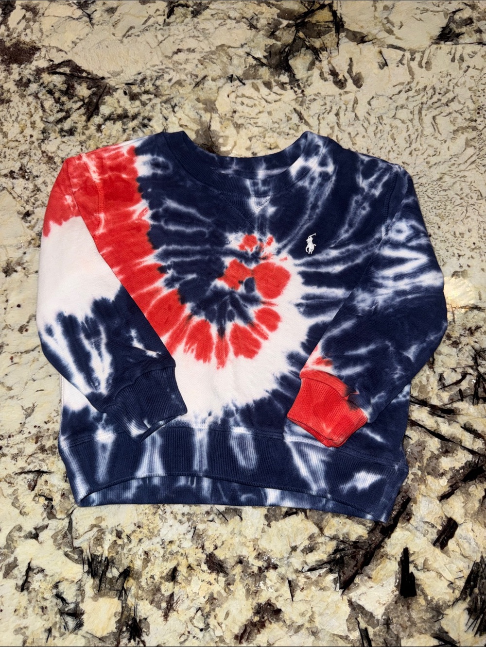Ralph Lauren Kids Tie-Dye Crewneck Sweatshirt -Brand New